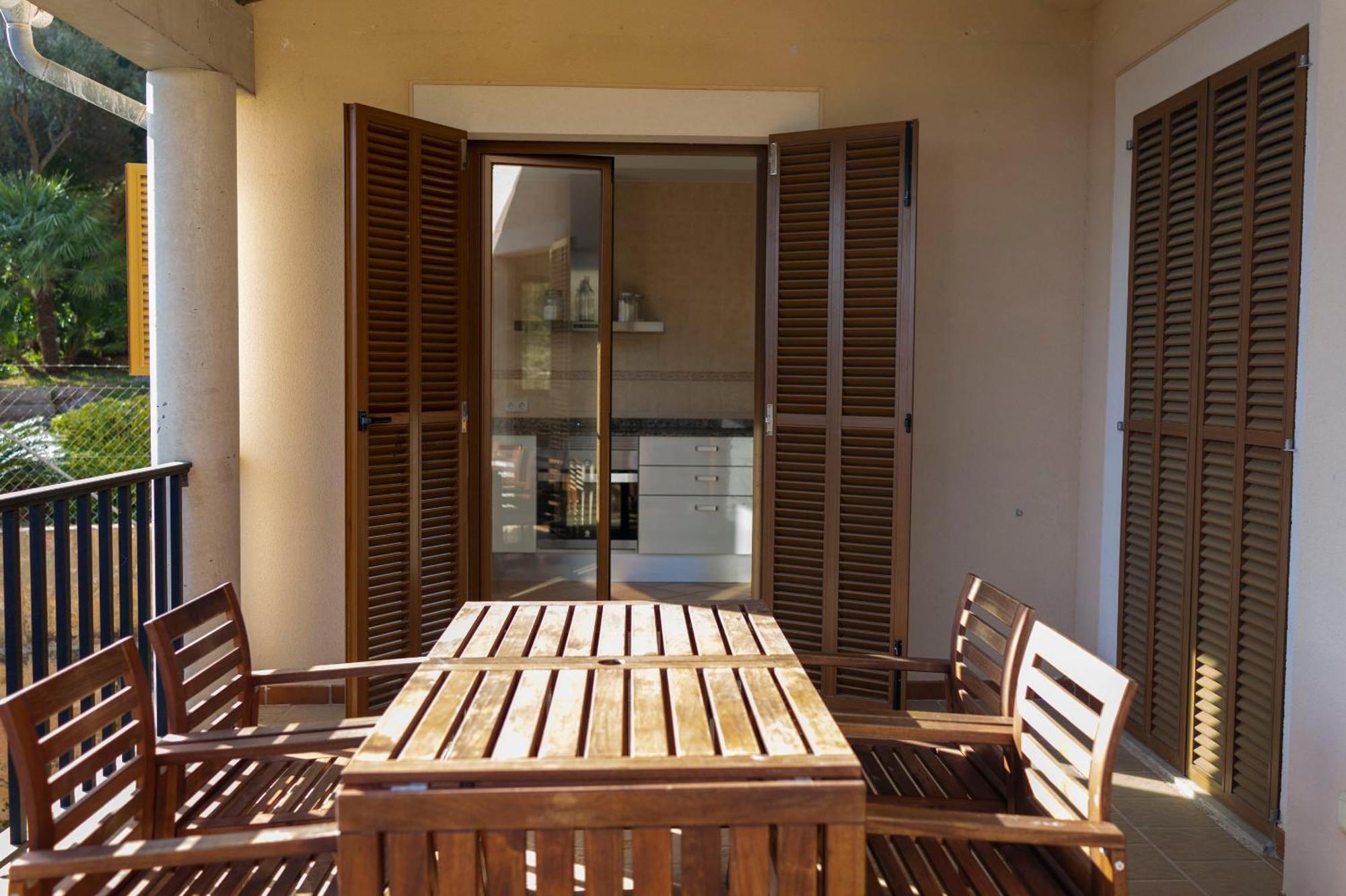 Chalet Font De Sa Cala Bagian luar foto